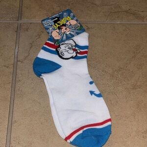 Popeye  quarter crew socks